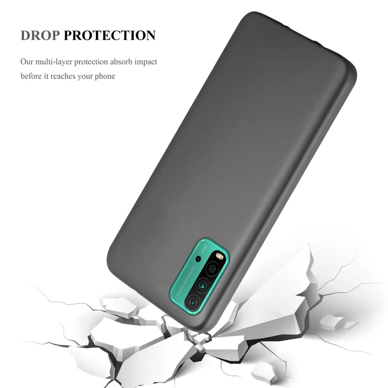Cadorabo Hülle kompatibel mit Xiaomi RedMi 9T / POCO M3 Schutzhülle aus flexiblem TPU Silikon