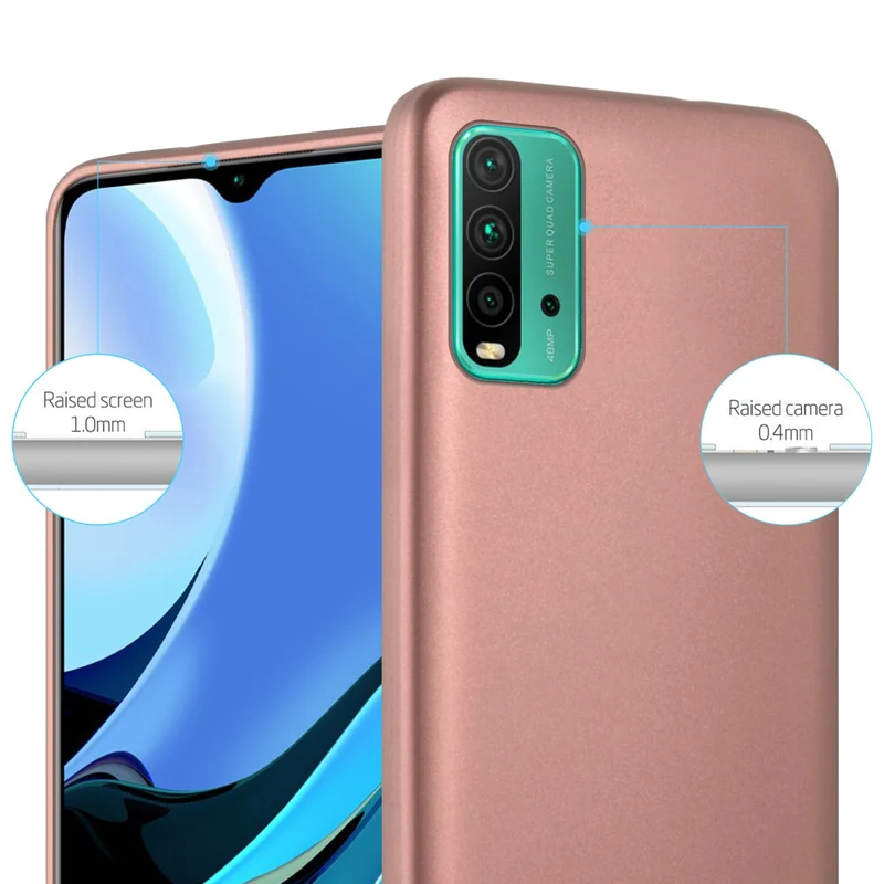 Cadorabo Hülle kompatibel mit Xiaomi RedMi 9T / POCO M3 Schutzhülle aus flexiblem TPU Silikon