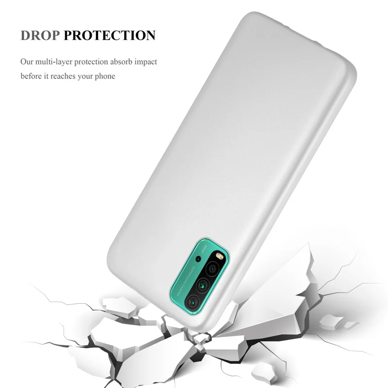 Cadorabo Hülle kompatibel mit Xiaomi RedMi 9T / POCO M3 Schutzhülle aus flexiblem TPU Silikon