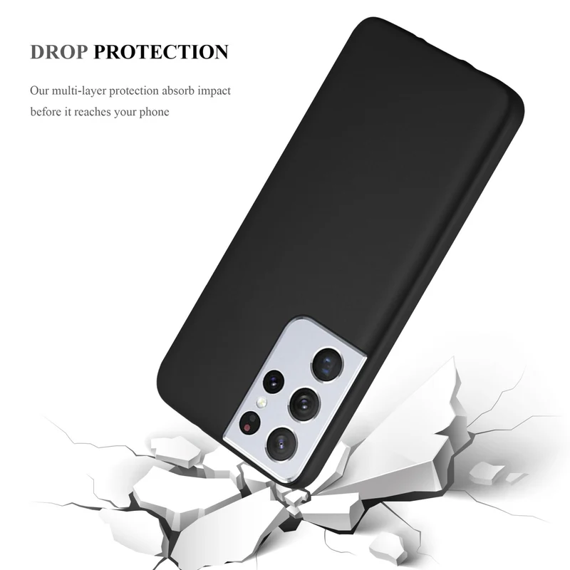 Cadorabo Hülle kompatibel mit Samsung Galaxy S22 ULTRA Schutzhülle aus flexiblem TPU Silikon