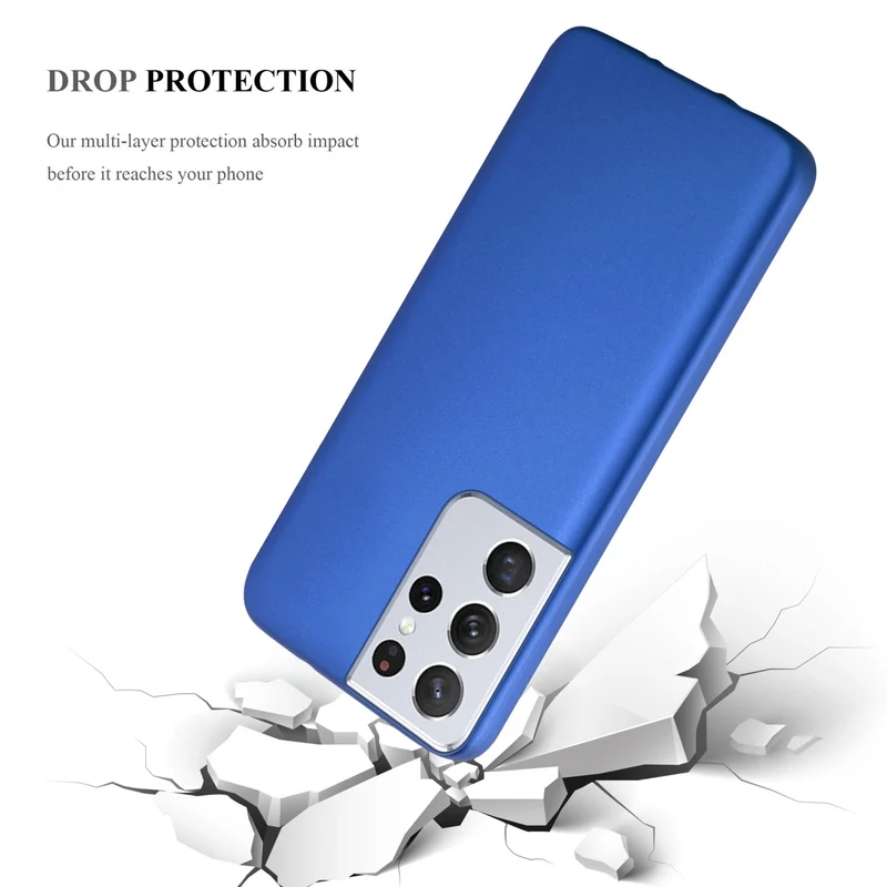 Cadorabo Hülle kompatibel mit Samsung Galaxy S22 ULTRA Schutzhülle aus flexiblem TPU Silikon