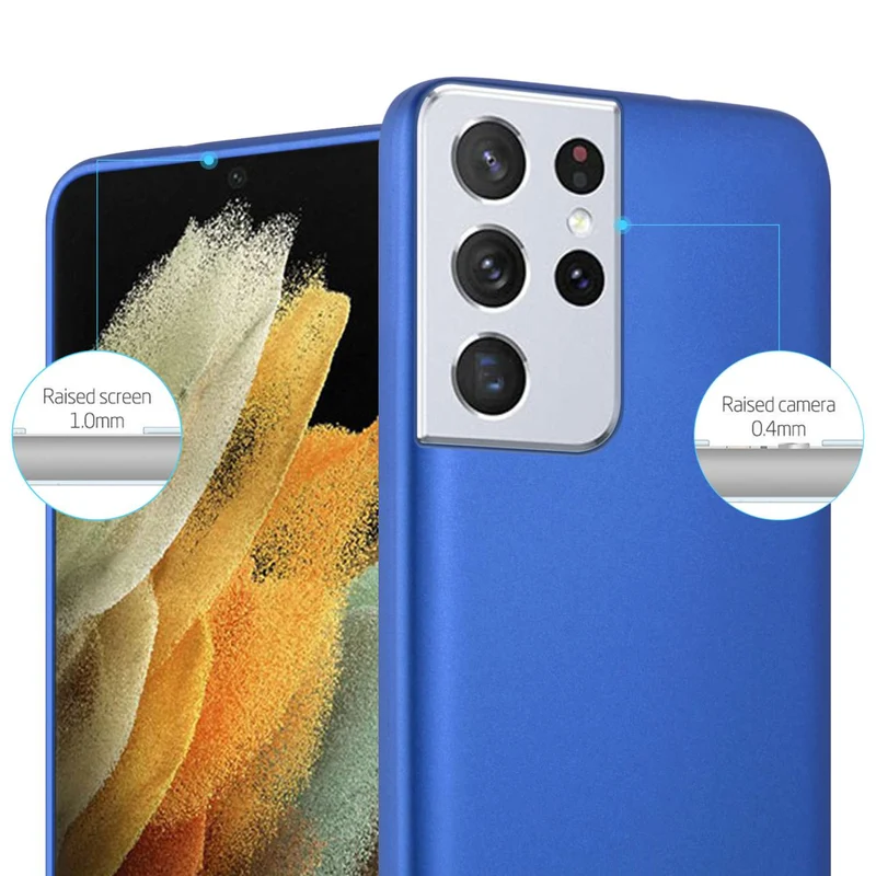 Cadorabo Hülle kompatibel mit Samsung Galaxy S22 ULTRA Schutzhülle aus flexiblem TPU Silikon