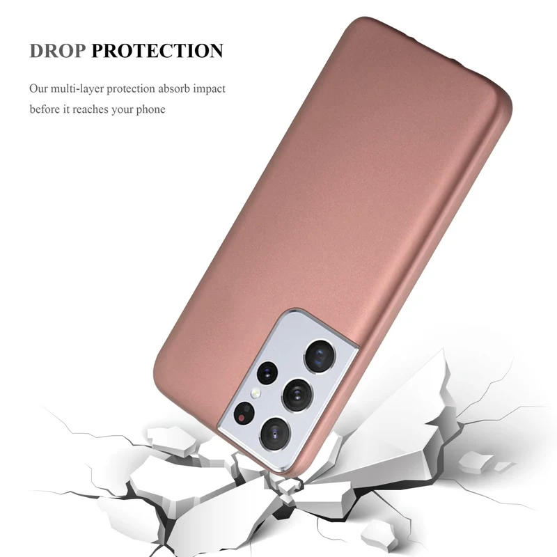 Cadorabo Hülle kompatibel mit Samsung Galaxy S22 ULTRA Schutzhülle aus flexiblem TPU Silikon