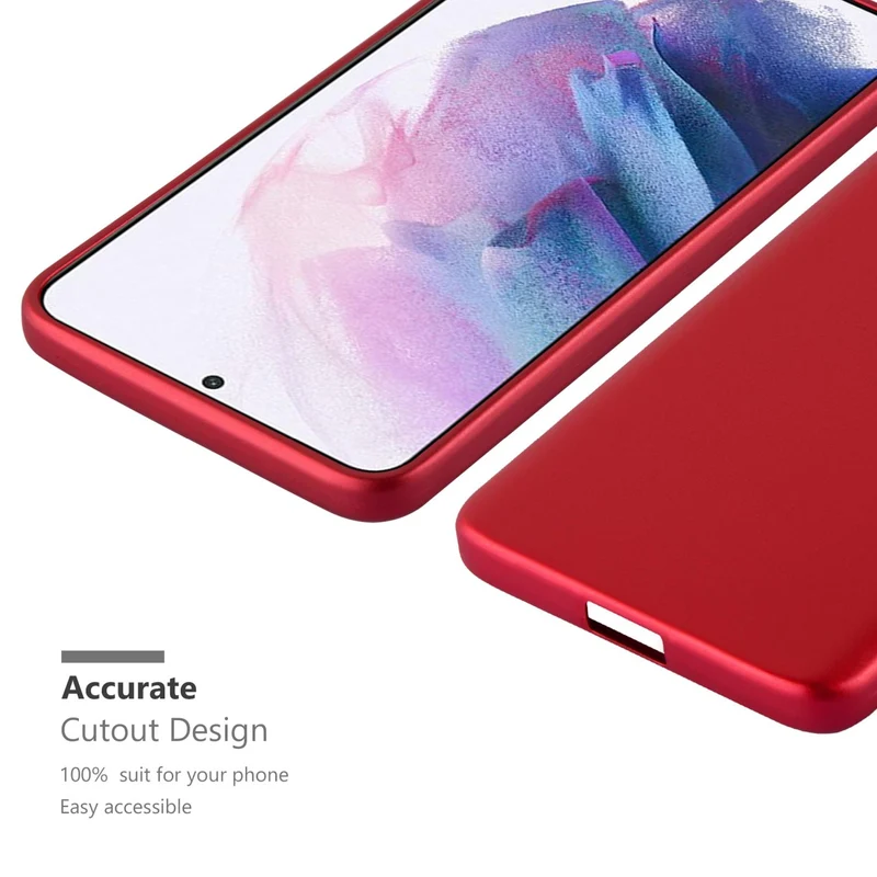 Cadorabo Hülle kompatibel mit Samsung Galaxy S22 Schutzhülle aus flexiblem TPU Silikon