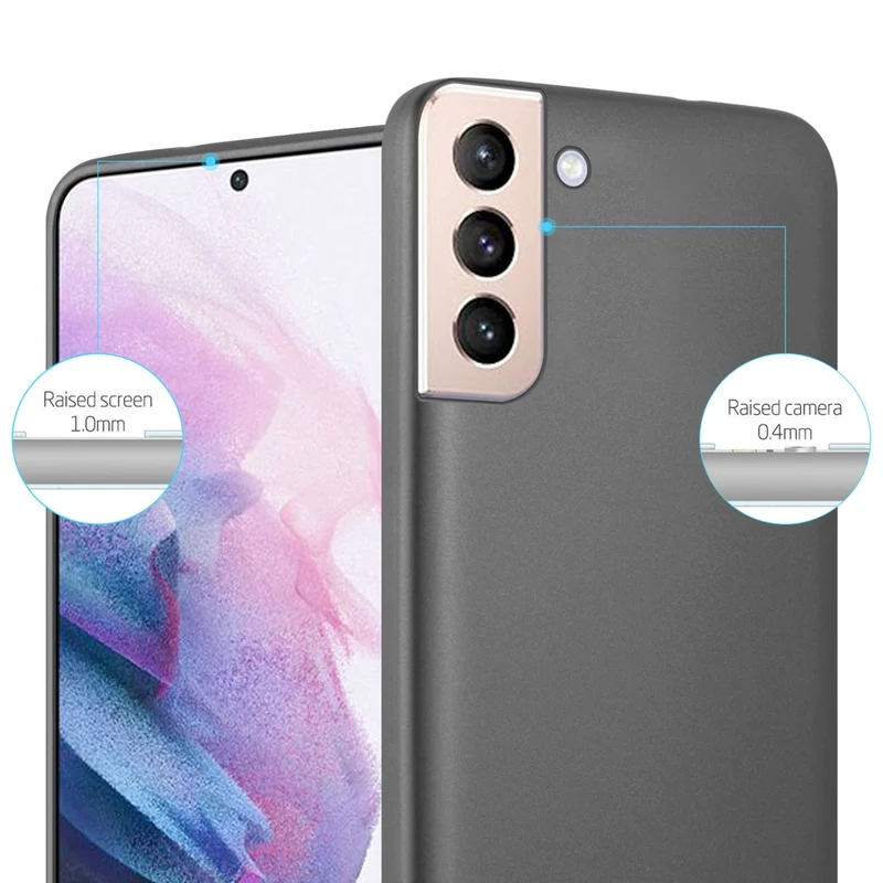 Cadorabo Hülle kompatibel mit Samsung Galaxy S22 Schutzhülle aus flexiblem TPU Silikon