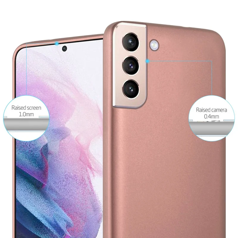 Cadorabo Hülle kompatibel mit Samsung Galaxy S22 Schutzhülle aus flexiblem TPU Silikon