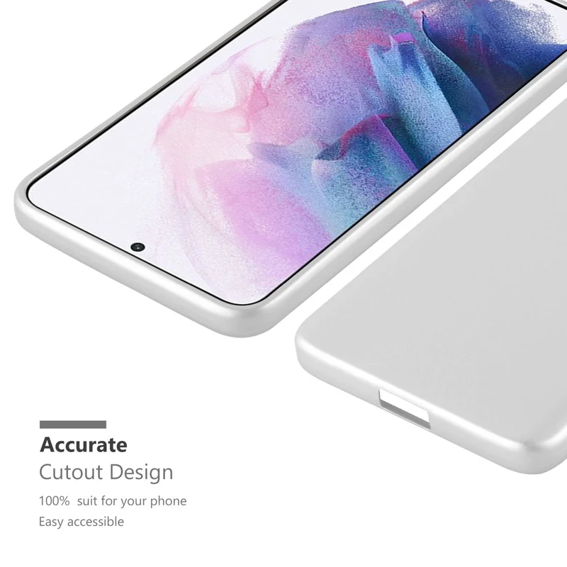 Cadorabo Hülle kompatibel mit Samsung Galaxy S22 Schutzhülle aus flexiblem TPU Silikon