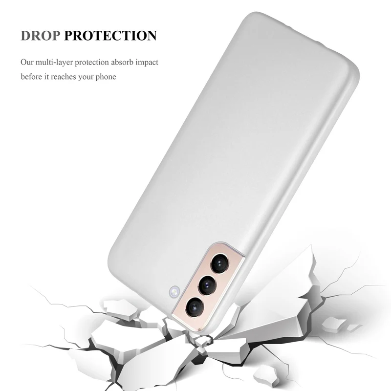 Cadorabo Hülle kompatibel mit Samsung Galaxy S22 Schutzhülle aus flexiblem TPU Silikon