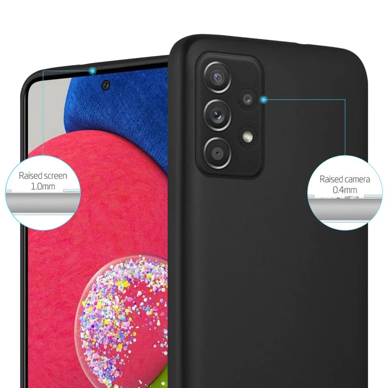 Cadorabo Hülle kompatibel mit Samsung Galaxy A52 (4G / 5G) / A52s Schutzhülle aus flexiblem TPU Silikon