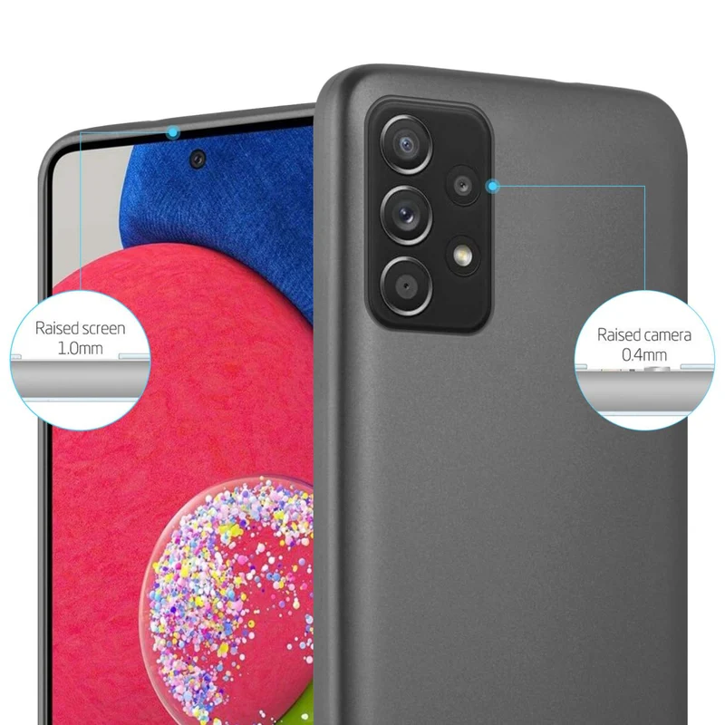 Cadorabo Hülle kompatibel mit Samsung Galaxy A52 (4G / 5G) / A52s Schutzhülle aus flexiblem TPU Silikon