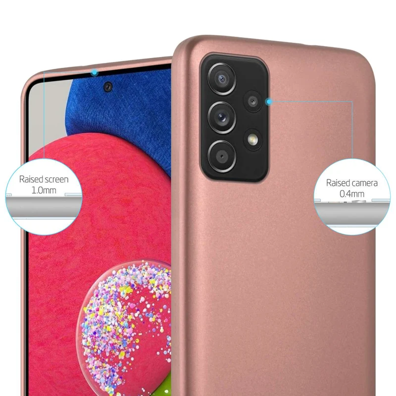 Cadorabo Hülle kompatibel mit Samsung Galaxy A52 (4G / 5G) / A52s Schutzhülle aus flexiblem TPU Silikon