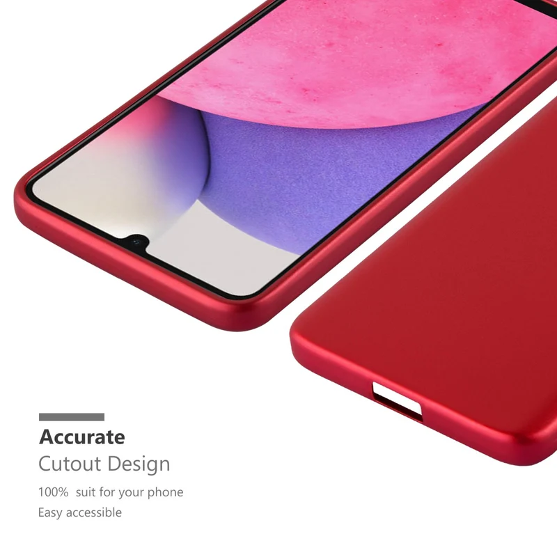 Cadorabo Hülle kompatibel mit Samsung Galaxy A33 5G Schutzhülle aus flexiblem TPU Silikon