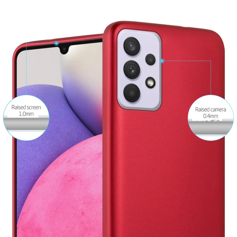 Cadorabo Hülle kompatibel mit Samsung Galaxy A33 5G Schutzhülle aus flexiblem TPU Silikon