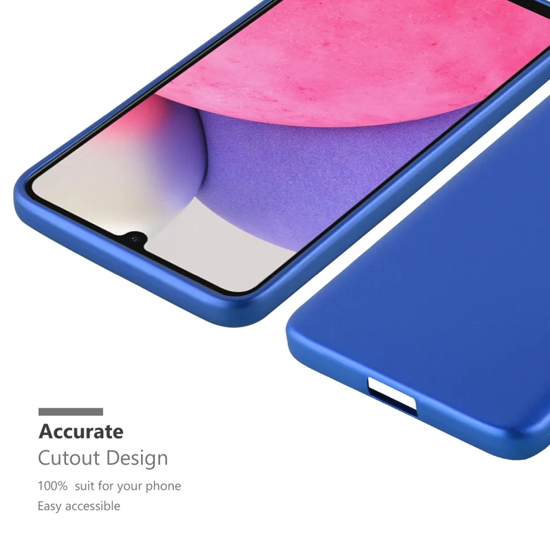 Cadorabo Hülle kompatibel mit Samsung Galaxy A33 5G Schutzhülle aus flexiblem TPU Silikon