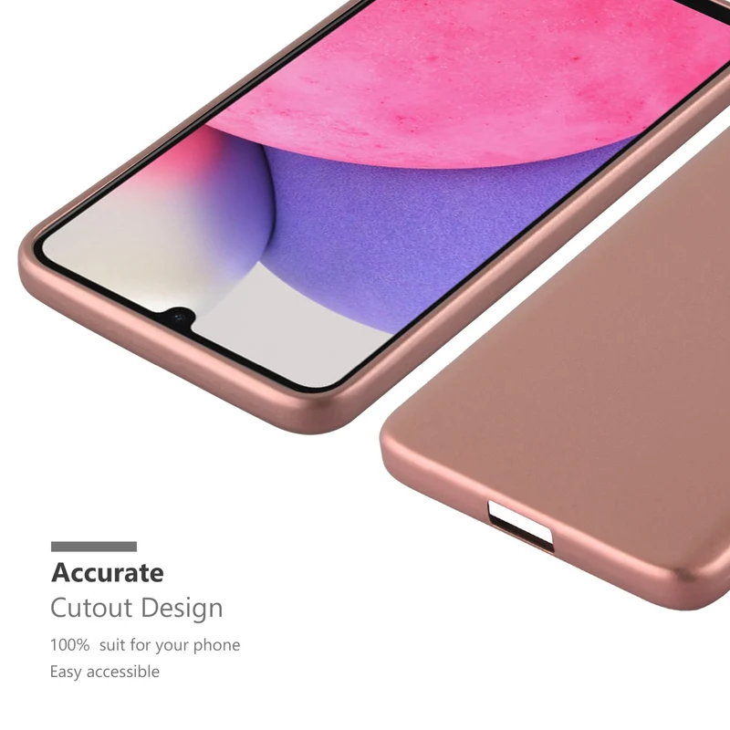 Cadorabo Hülle kompatibel mit Samsung Galaxy A33 5G Schutzhülle aus flexiblem TPU Silikon