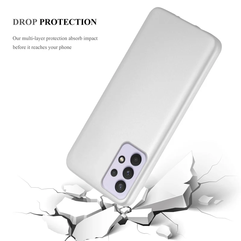Cadorabo Hülle kompatibel mit Samsung Galaxy A33 5G Schutzhülle aus flexiblem TPU Silikon