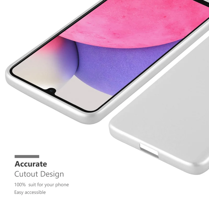 Cadorabo Hülle kompatibel mit Samsung Galaxy A33 5G Schutzhülle aus flexiblem TPU Silikon