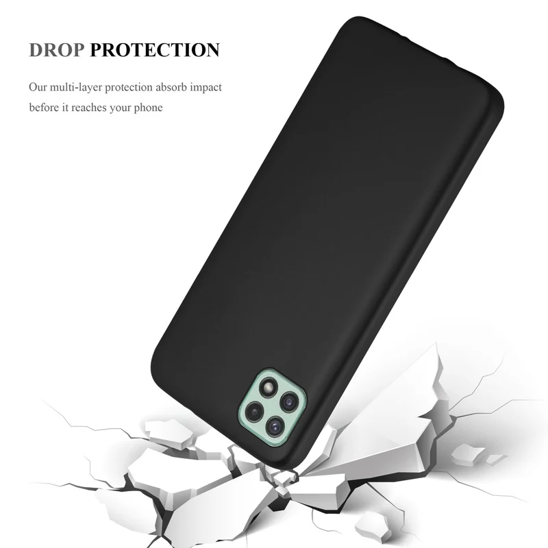 Cadorabo Hülle kompatibel mit Samsung Galaxy A22 5G Schutzhülle aus flexiblem TPU Silikon
