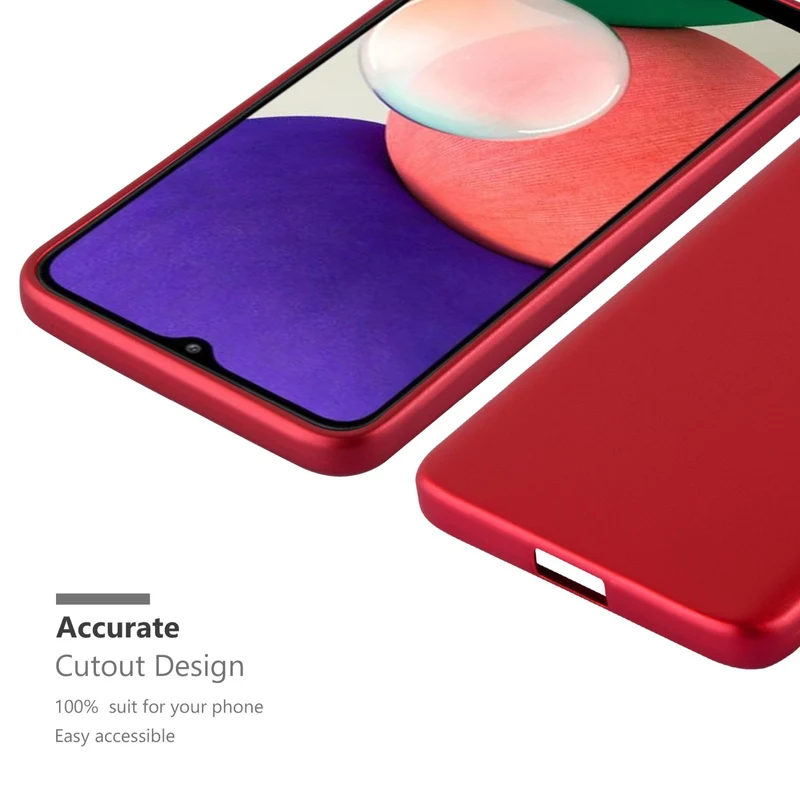 Cadorabo Hülle kompatibel mit Samsung Galaxy A22 5G Schutzhülle aus flexiblem TPU Silikon