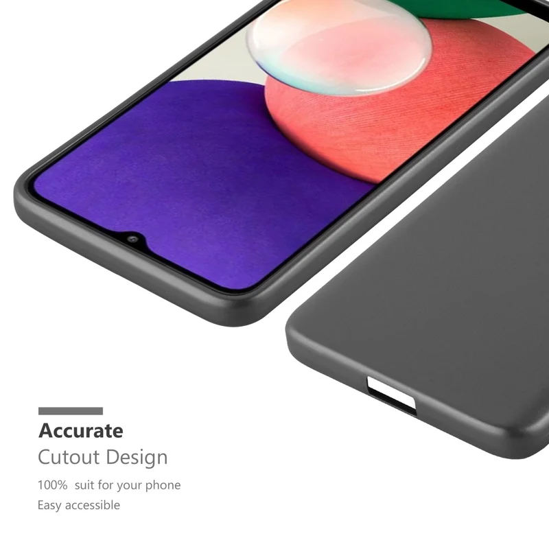 Cadorabo Hülle kompatibel mit Samsung Galaxy A22 5G Schutzhülle aus flexiblem TPU Silikon
