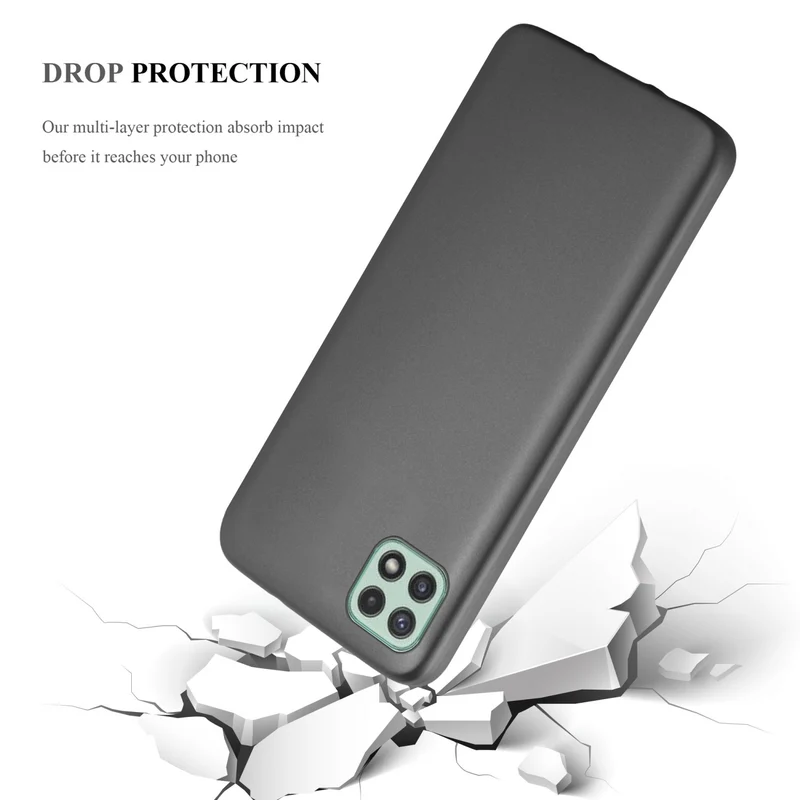 Cadorabo Hülle kompatibel mit Samsung Galaxy A22 5G Schutzhülle aus flexiblem TPU Silikon