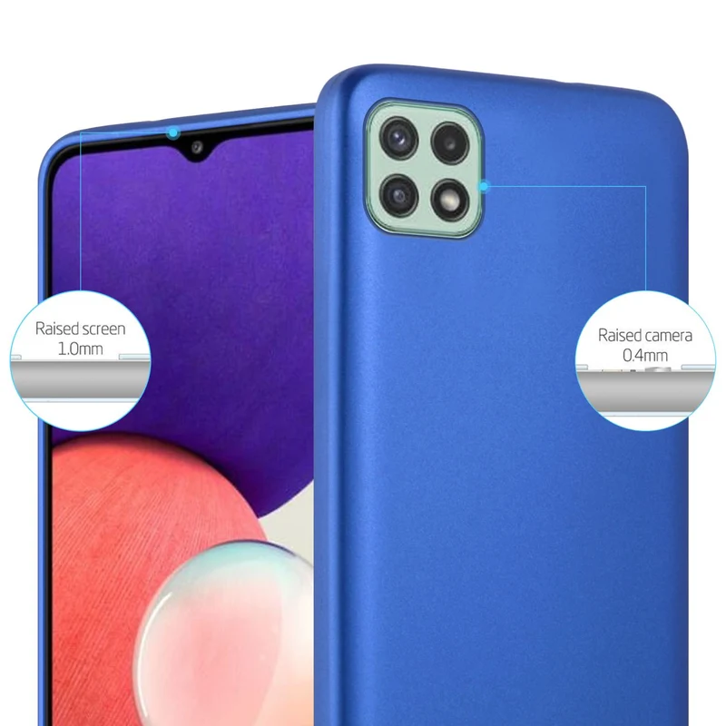 Cadorabo Hülle kompatibel mit Samsung Galaxy A22 5G Schutzhülle aus flexiblem TPU Silikon