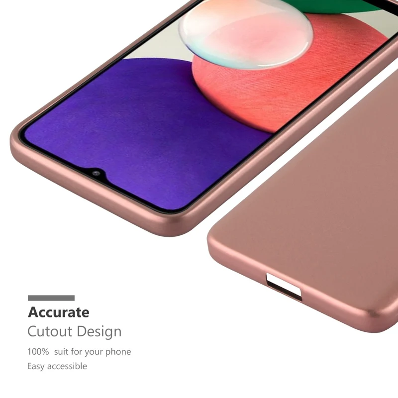Cadorabo Hülle kompatibel mit Samsung Galaxy A22 5G Schutzhülle aus flexiblem TPU Silikon
