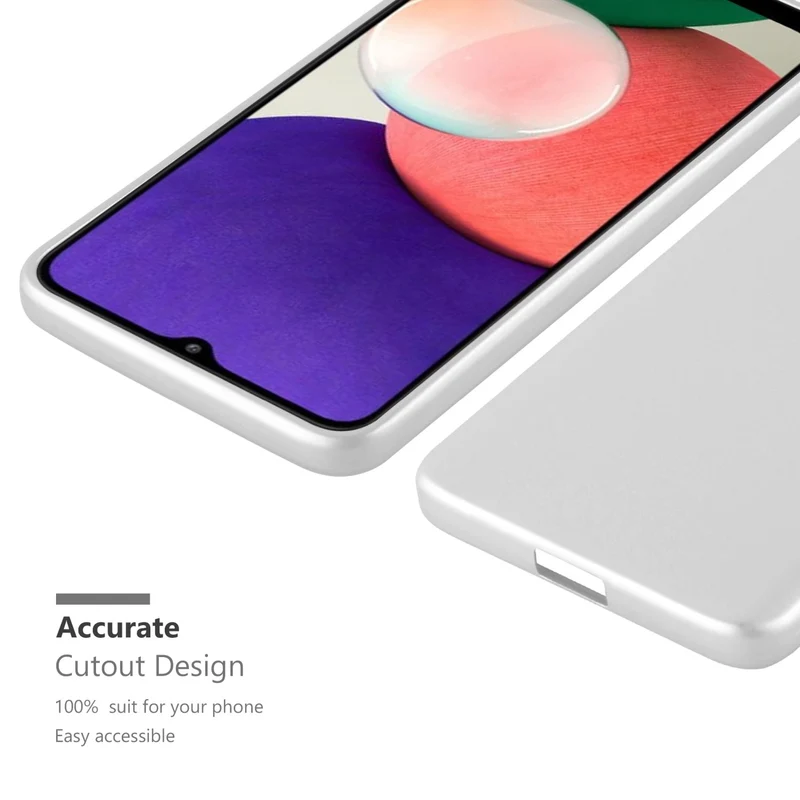 Cadorabo Hülle kompatibel mit Samsung Galaxy A22 5G Schutzhülle aus flexiblem TPU Silikon