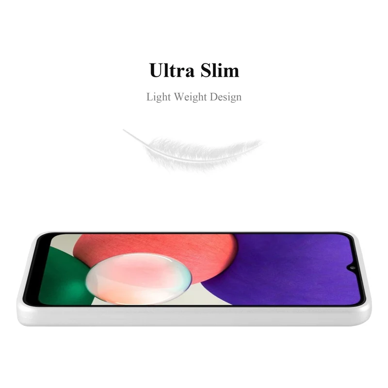 Cadorabo Hülle kompatibel mit Samsung Galaxy A22 5G Schutzhülle aus flexiblem TPU Silikon