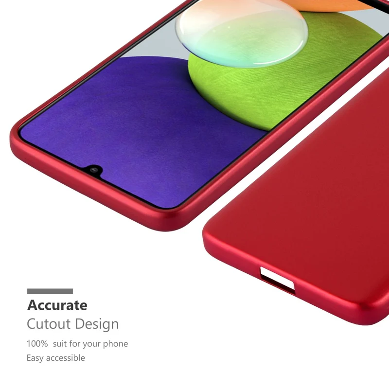 Cadorabo Hülle kompatibel mit Samsung Galaxy A22 4G / M22 / M32 4G Schutzhülle aus flexiblem TPU Silikon