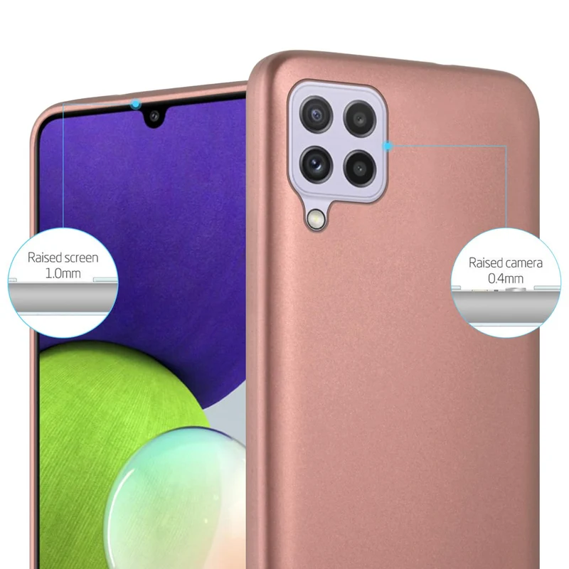 Cadorabo Hülle kompatibel mit Samsung Galaxy A22 4G / M22 / M32 4G Schutzhülle aus flexiblem TPU Silikon
