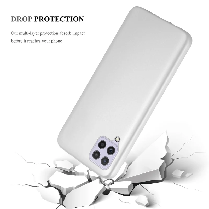 Cadorabo Hülle kompatibel mit Samsung Galaxy A22 4G / M22 / M32 4G Schutzhülle aus flexiblem TPU Silikon