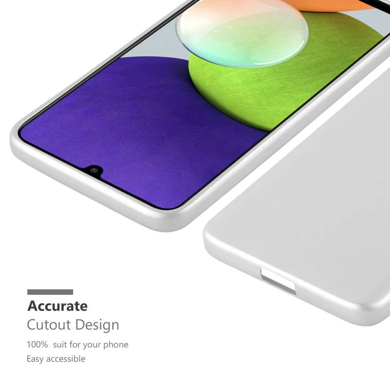 Cadorabo Hülle kompatibel mit Samsung Galaxy A22 4G / M22 / M32 4G Schutzhülle aus flexiblem TPU Silikon