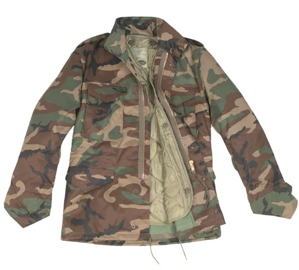 Mil-Tec US Feldjacke M65 T/C m. Fu. Woodland