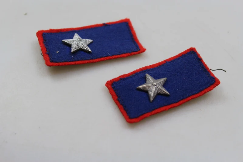 Paar offizielle REI-Insignien aus dem 2. Weltkrieg