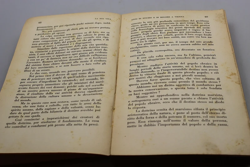 „Mein Leben“ – A.Hitler – 1940 (italienische Sprache)