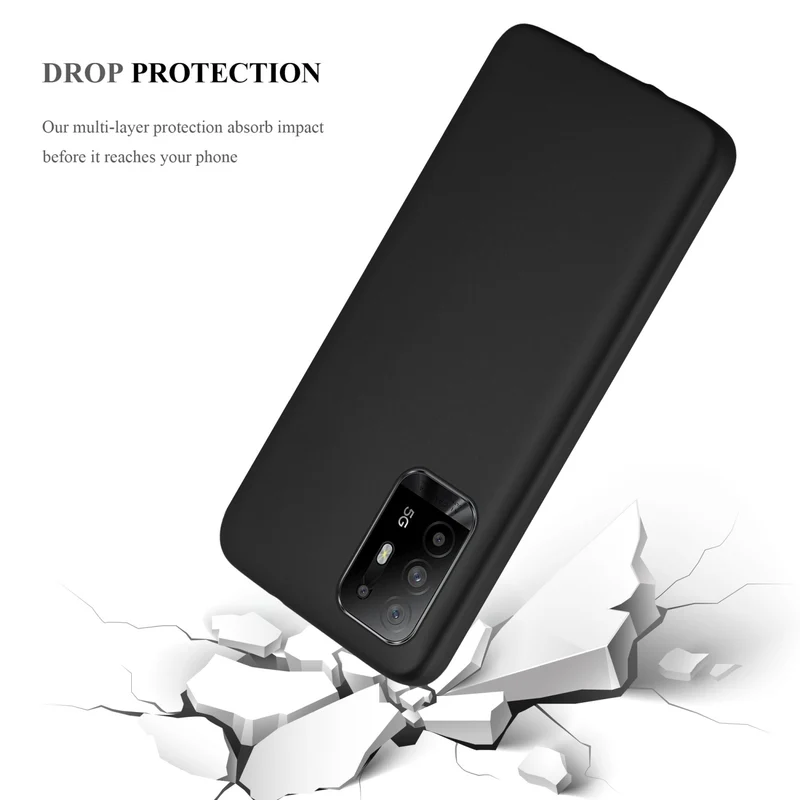 Cadorabo Hülle kompatibel mit Oppo A94 5G Schutzhülle aus flexiblem TPU Silikon