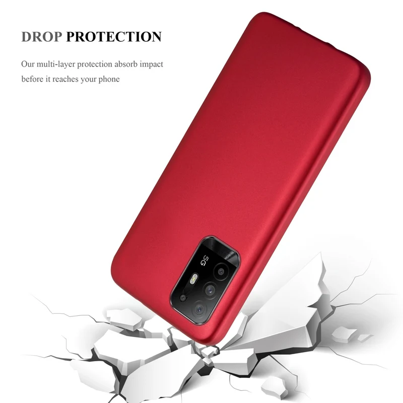 Cadorabo Hülle kompatibel mit Oppo A94 5G Schutzhülle aus flexiblem TPU Silikon