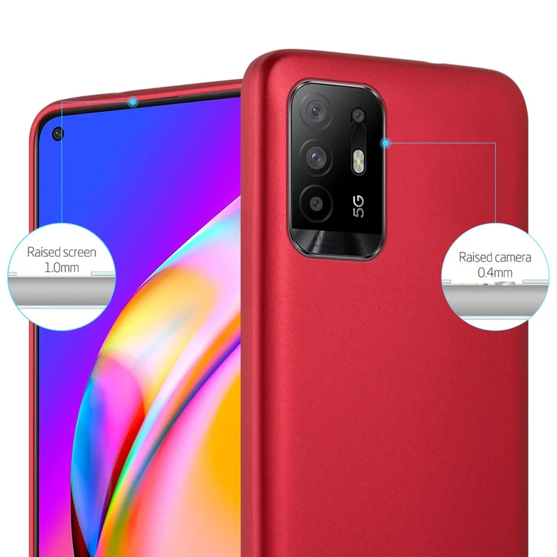 Cadorabo Hülle kompatibel mit Oppo A94 5G Schutzhülle aus flexiblem TPU Silikon
