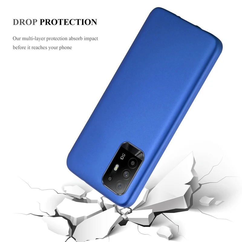 Cadorabo Hülle kompatibel mit Oppo A94 5G Schutzhülle aus flexiblem TPU Silikon