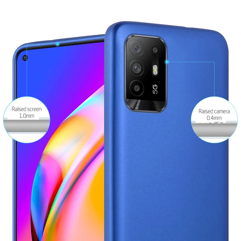 Cadorabo Hülle kompatibel mit Oppo A94 5G Schutzhülle aus flexiblem TPU Silikon