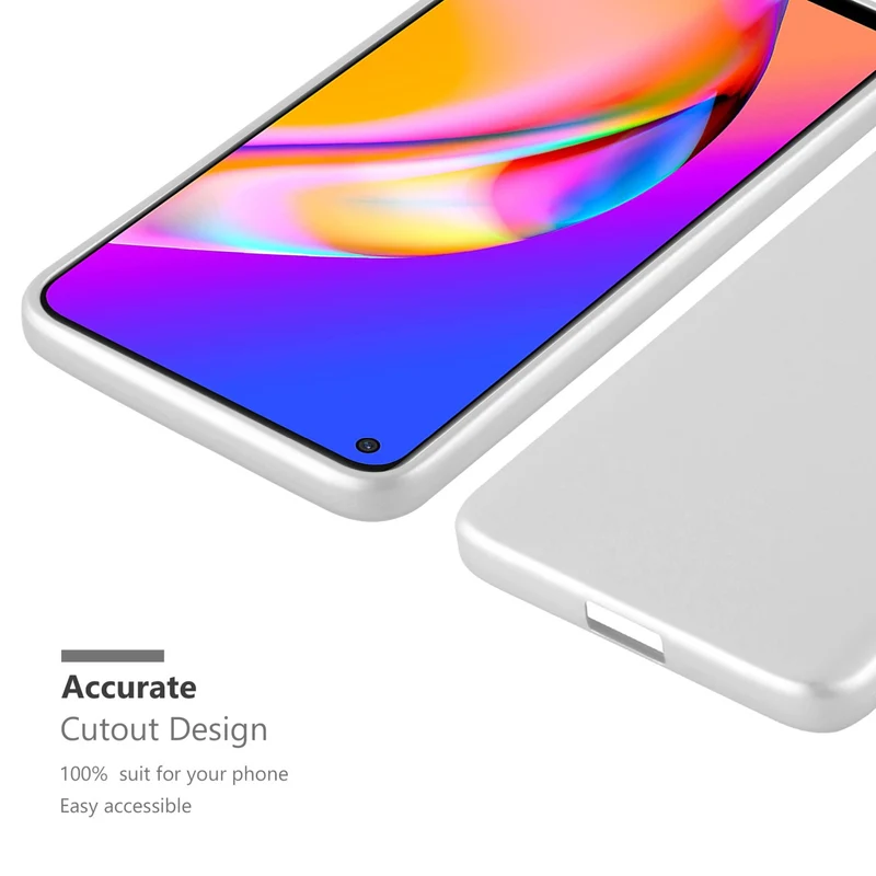 Cadorabo Hülle kompatibel mit Oppo A94 5G Schutzhülle aus flexiblem TPU Silikon