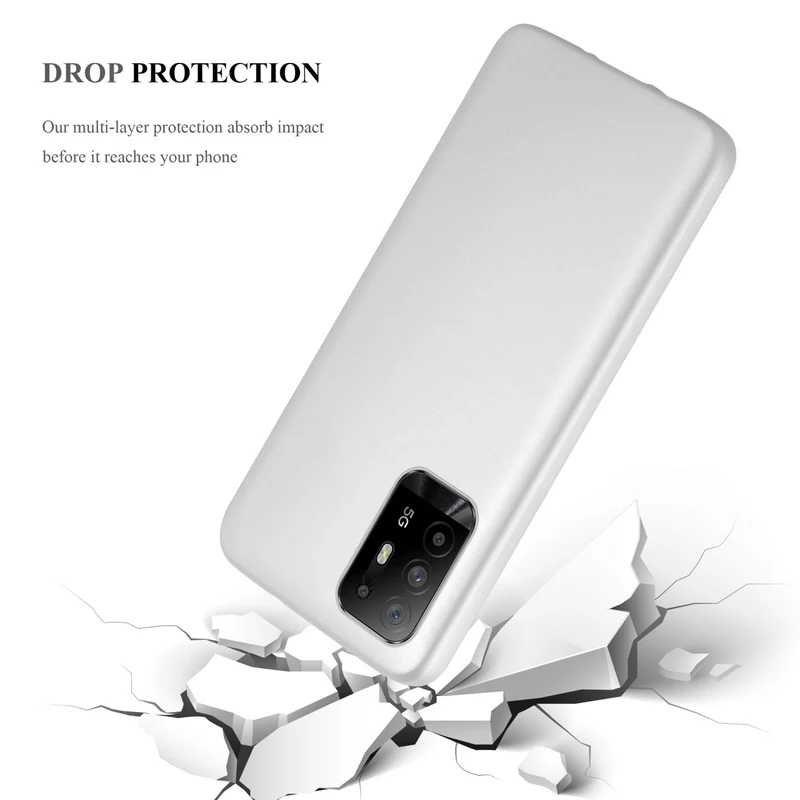 Cadorabo Hülle kompatibel mit Oppo A94 5G Schutzhülle aus flexiblem TPU Silikon
