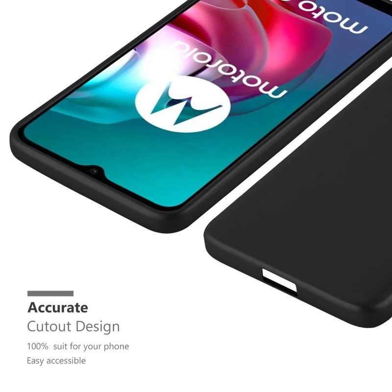 Cadorabo Hülle kompatibel mit Motorola MOTO G10 / G30 Schutzhülle aus flexiblem TPU Silikon