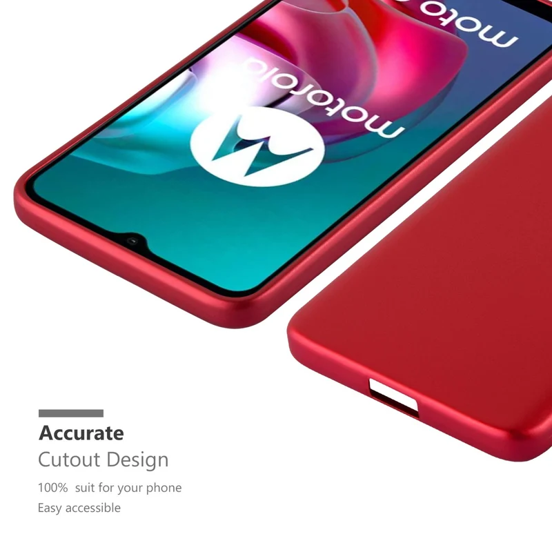 Cadorabo Hülle kompatibel mit Motorola MOTO G10 / G30 Schutzhülle aus flexiblem TPU Silikon