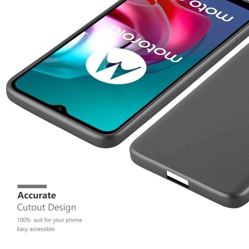 Cadorabo Hülle kompatibel mit Motorola MOTO G10 / G30 Schutzhülle aus flexiblem TPU Silikon