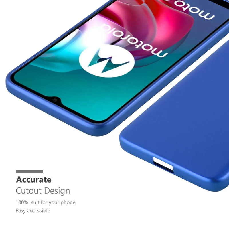 Cadorabo Hülle kompatibel mit Motorola MOTO G10 / G30 Schutzhülle aus flexiblem TPU Silikon