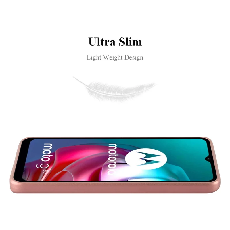 Cadorabo Hülle kompatibel mit Motorola MOTO G10 / G30 Schutzhülle aus flexiblem TPU Silikon