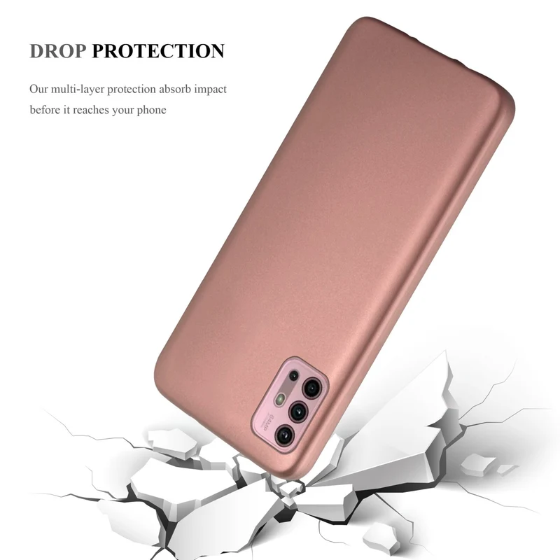 Cadorabo Hülle kompatibel mit Motorola MOTO G10 / G30 Schutzhülle aus flexiblem TPU Silikon