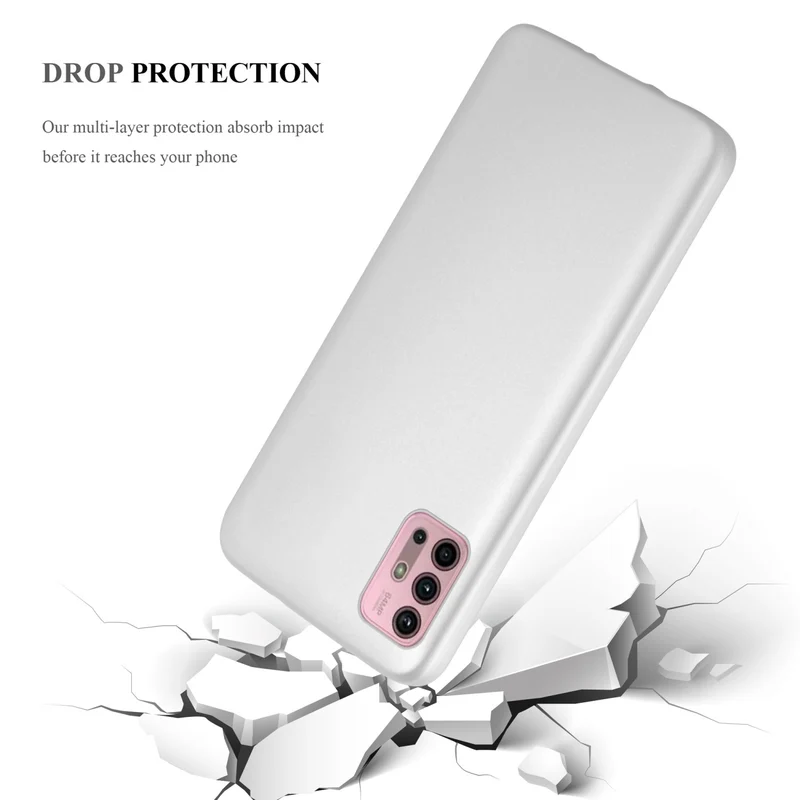 Cadorabo Hülle kompatibel mit Motorola MOTO G10 / G30 Schutzhülle aus flexiblem TPU Silikon